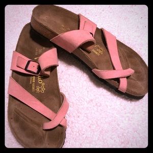 Birkenstock pink sandals